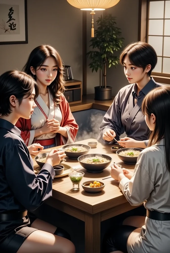 人物:
Chen Tao:Hope to get married quickly,Call your parents to tell them they're taking Anne home。Want to show the best family face to Annie。
annie:After coming to Chen's house,Mother Chen took her hand very enthusiastically。
Scenes:
At Chen's house:Mother Chen showed enthusiasm on her face,A great welcome to Annie。