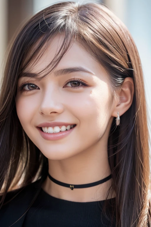 Best quality, masterpiece, ultra high res, photorealistic, raw photo, unity 8k wallpaper,(black lips:1.3),(black eyeshadow:1.3),parted lips,,(evil smile:1.1)