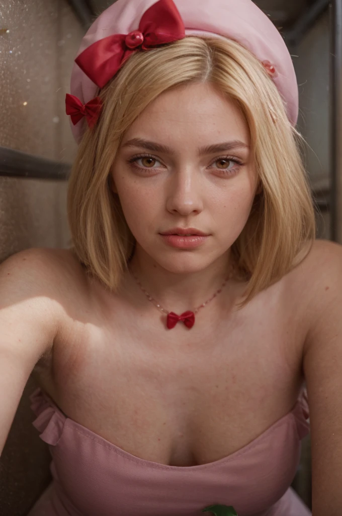 Lili Reinhart dressed as a sexy ladybug