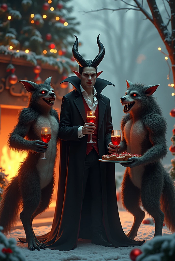 Werewolves having party