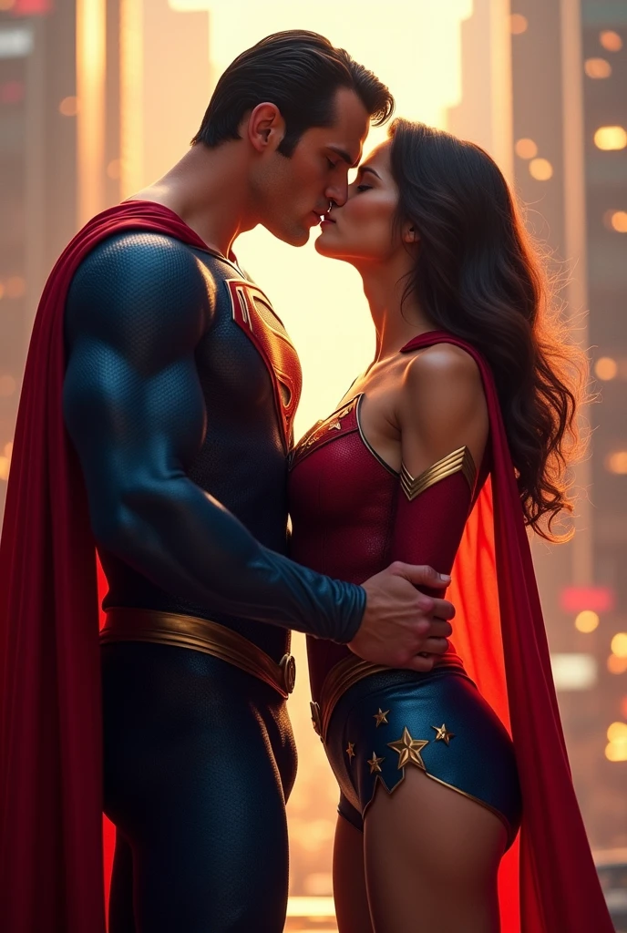 Superman and wonderwoman doing sex,full nude,fucking