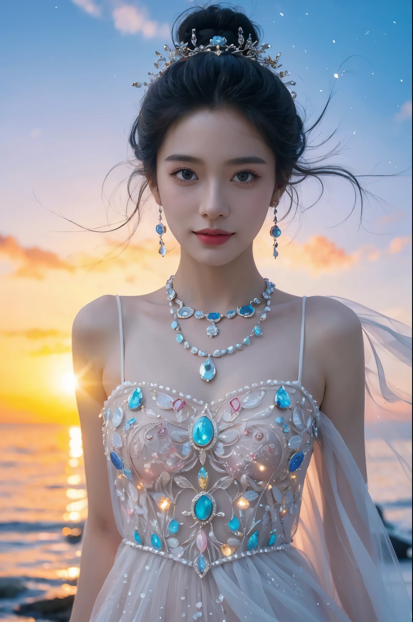 1girl,hanfu,full body,((water drops)),wet clothes,((beautiful detailed water)),((floating)),dynamic angle,(((crystals texture Hair))),((beautiful detailed glass hair)),((glass shaped texture hand)),((crystallize texture body)),gem body,hands as clear as jewels,crystallization of clothes,((crystals texture skin)),sparkle,lens flare,light leaks,broken glass,detailed glass shaped clothes,beautiful detailed gemstone sky,gemstone sea,crystals texture flowers,((detailed crystallized clothing)),beautiful detailed glow, (detailed ice), beautiful detailed water,