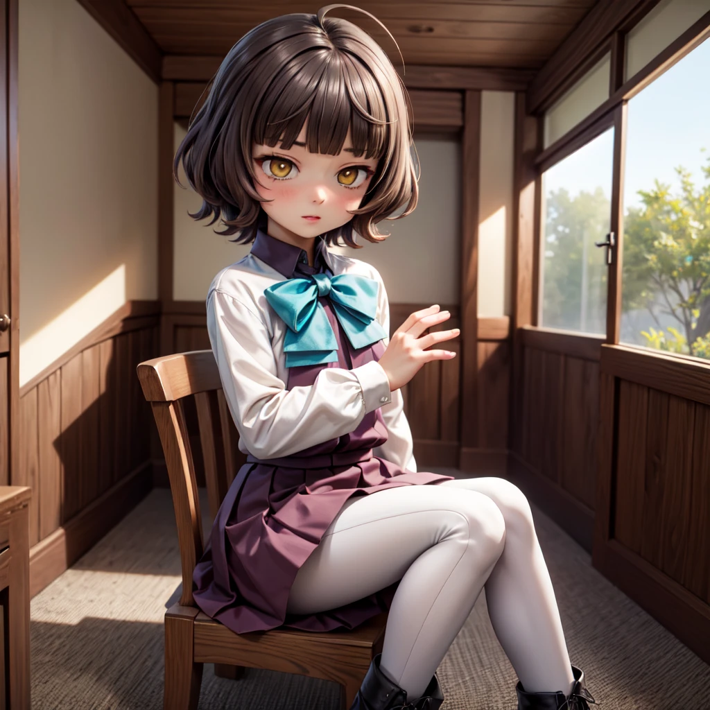 ????????????,(Crawling ????????????)，(crawl on hands and knees)，crawl on hands and knees，kneeling position，Posture with ???? sticking out，((stick out tongue))，((drooling))，Upper grades，(collar with chain)， handcuffs，地下prison，(prison)，prison，prison，in a cage，From above，surrealism, ??????? F/1.2, ??????? Fuji ??????? Film, 35mm, 8K, Super detailed, ticker, debris flies, rough skin, high quality, 最high quality, hard disk，(masterpiece:1.6, 最high quality), (fine and beautiful eyes: 1.2), ticker_kato, katouhdlong, alone, brown hair, have, upper limbs, short hair, brown eyes, hat removed, dress, took off the hat, white stockings, White dress, The holding has, frills太もも, bangs, open your mouth, frills, 赤いJacket, Jacket, zettai ryouiki, ribbon, holding, white hat, blush
, (full body esbian),