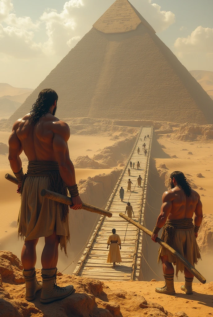 The photo represents a civilization of giant men from the prediluvian period before Christ., com grandes armaduras