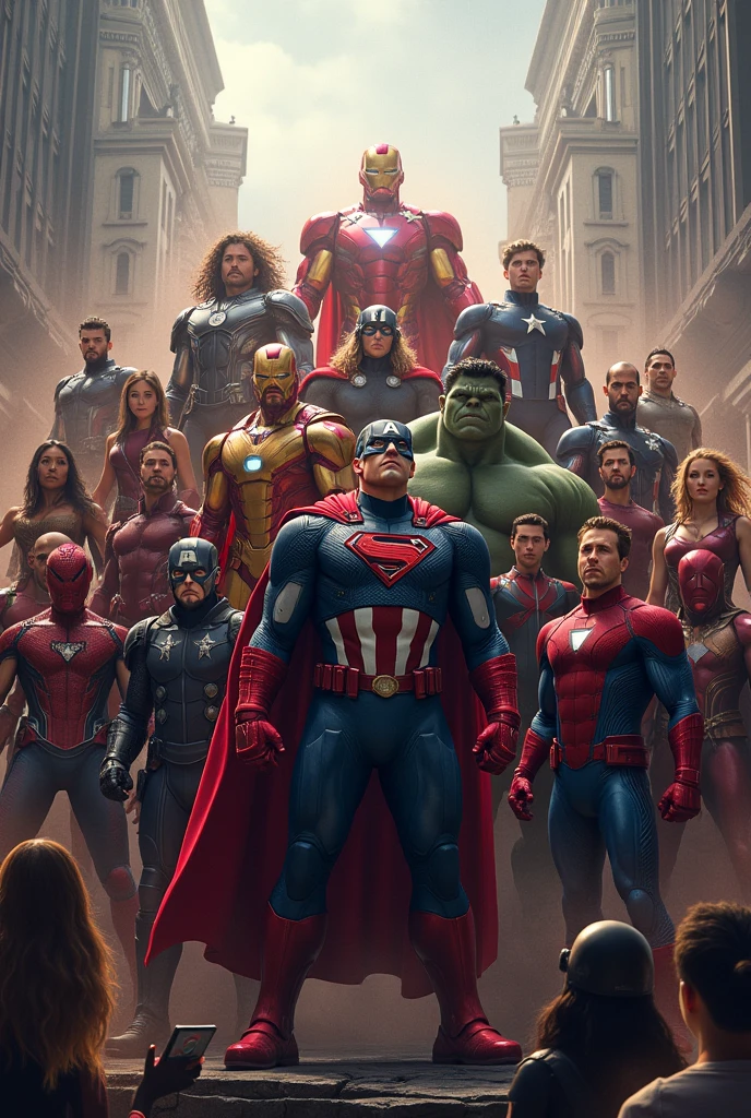 All Marvel characters in one group