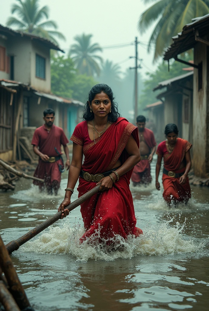 India flood water many sad Hindu men and women eating water and show their hand for help