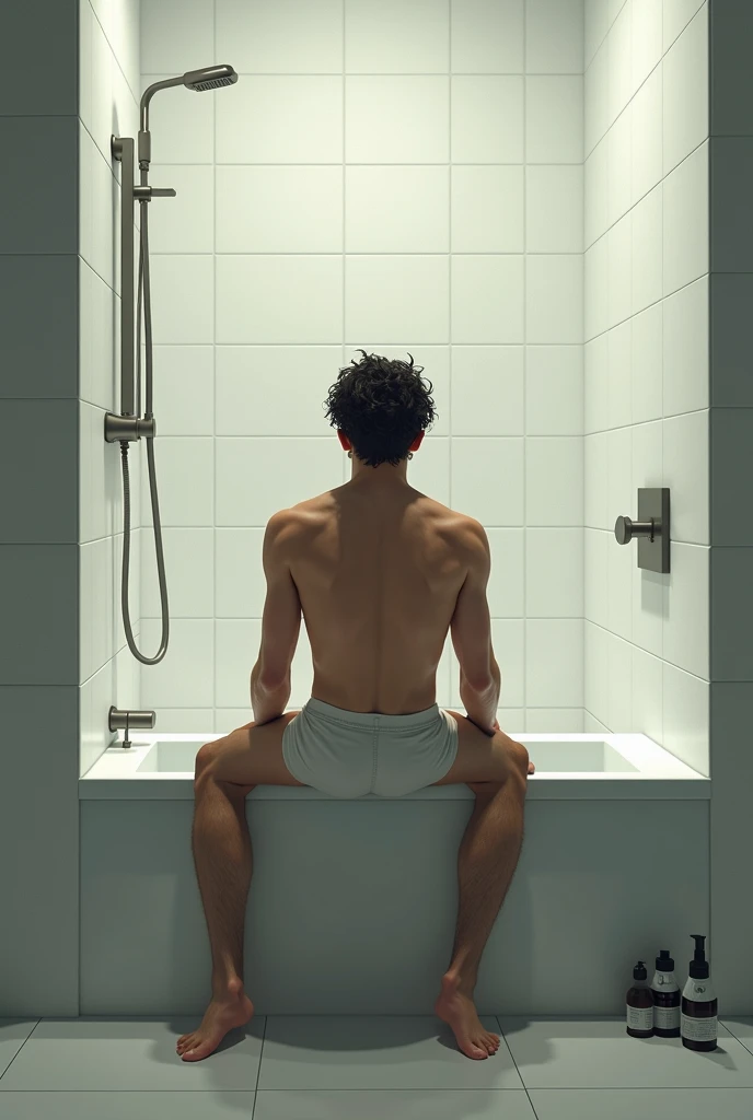 in a bath