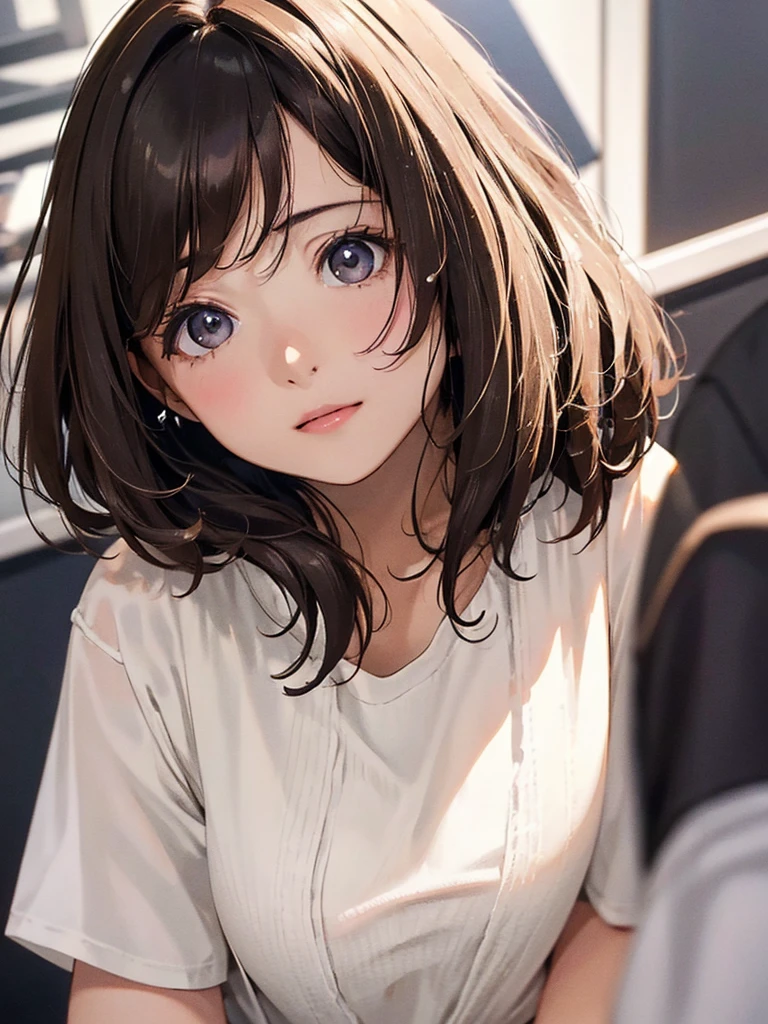 highest quality、High resolution、Detailed Background、(Beautiful face in every detail:1.4)、Anatomically correct、(Draw the usual number of fingers:1.2)、(Detailed facial expressions)、(Detailed eyes:1.2)、(Detailed eyes:1.2)、Beautiful, smooth skin、age beauty、(Highly detailed face:1.4)、
Black Hair、ponytail、Bobcut、Hairstyles that add waves and curls、Perfect body line、Solitude and silence、An ennui atmosphere、Create unique moods and emotions、
While sitting on the terrace of a cafe、Drinking coffee alone、There is a view of the city ahead.、wood々The leaves are swaying in the wind、There are other people around、Just the sound of quiet conversation or the sound of a book being read、A deep silence spreads、The air is cold、But it's comfortable、among them、Indulge in your own thoughts、