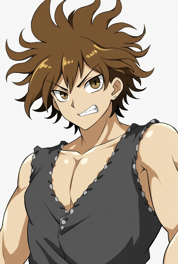 Strong cute slim girl with black shirt black shorts Pomni short wild hair rosy cheeks pale skin wearing bandages