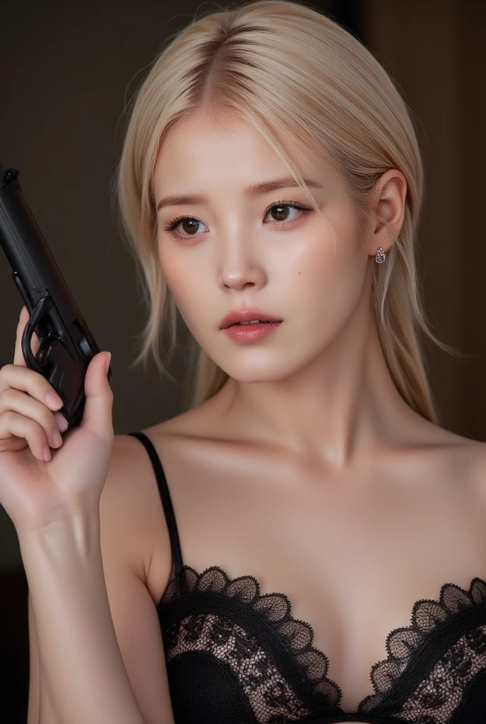 Wonyoung from IVE face, foto realista, ultra HD, 8k, big juicy lips