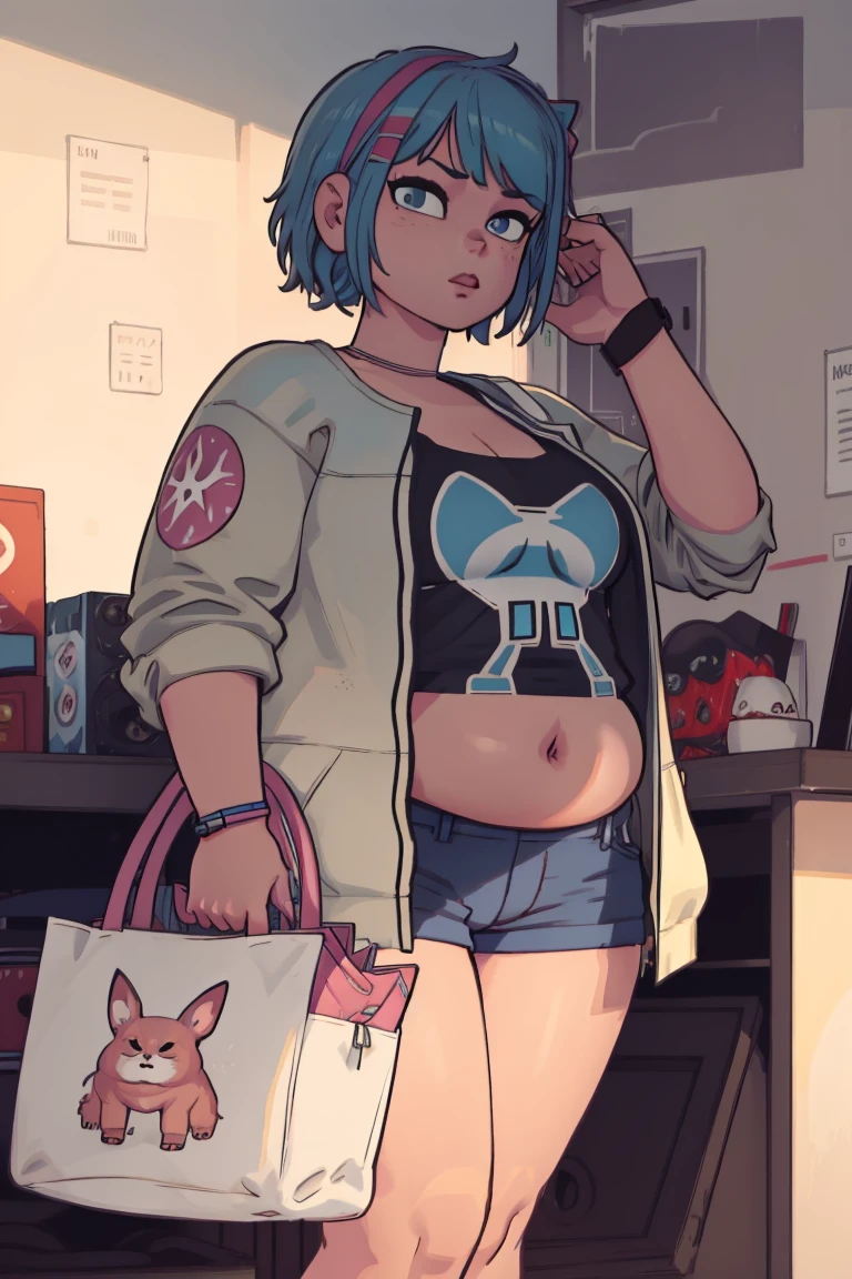 chloe price, front viewer, chloeprice_byampu(big fat body),(clothes that fit your big, fat body size).