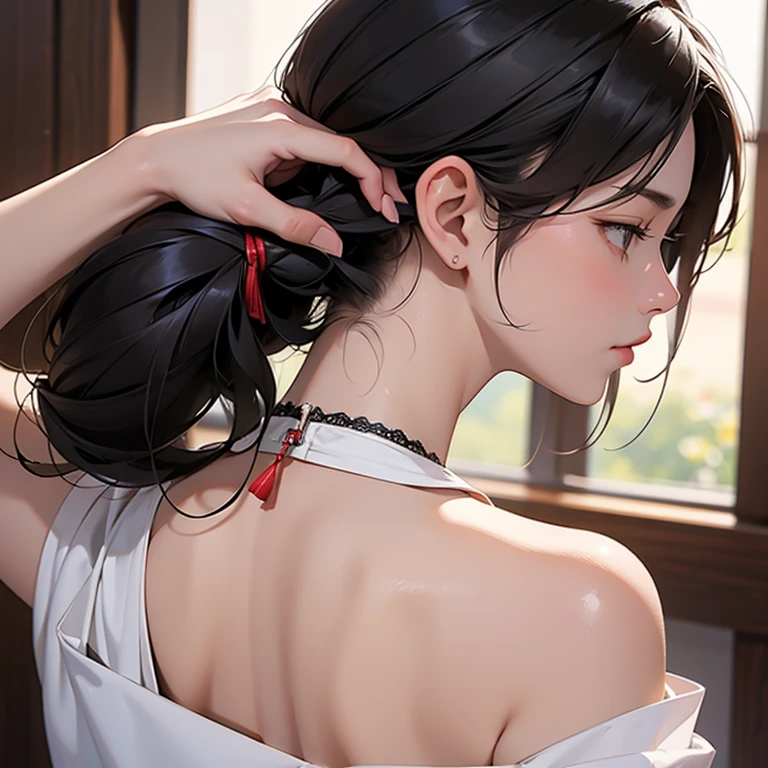 (masterpiece), (best quality), {girl|lady}, looking at viewer, {day|night}, {indoors|outdoors},
{Long hair with natural waves|Shaggy cut|Long bold side bangs|Curly hair|Neat ponytail|Sleek pixie cut|High top knot with twist braids|Voluminous updo|Undercut}