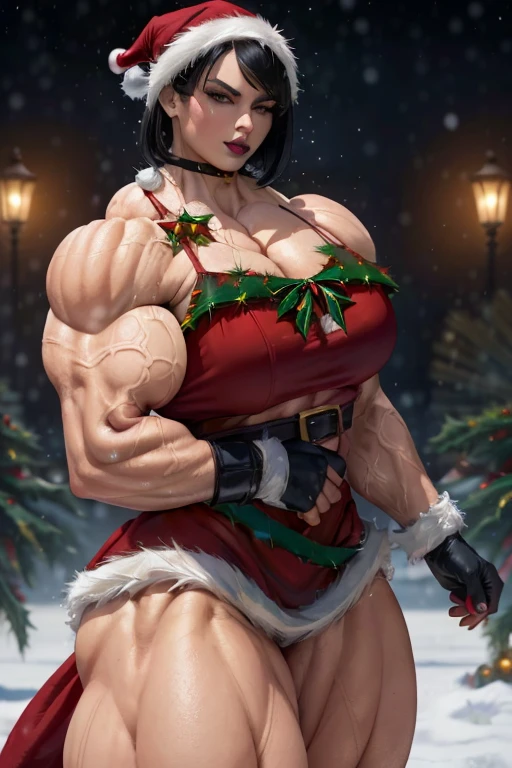 Huge muscle woman  underwear  artic 