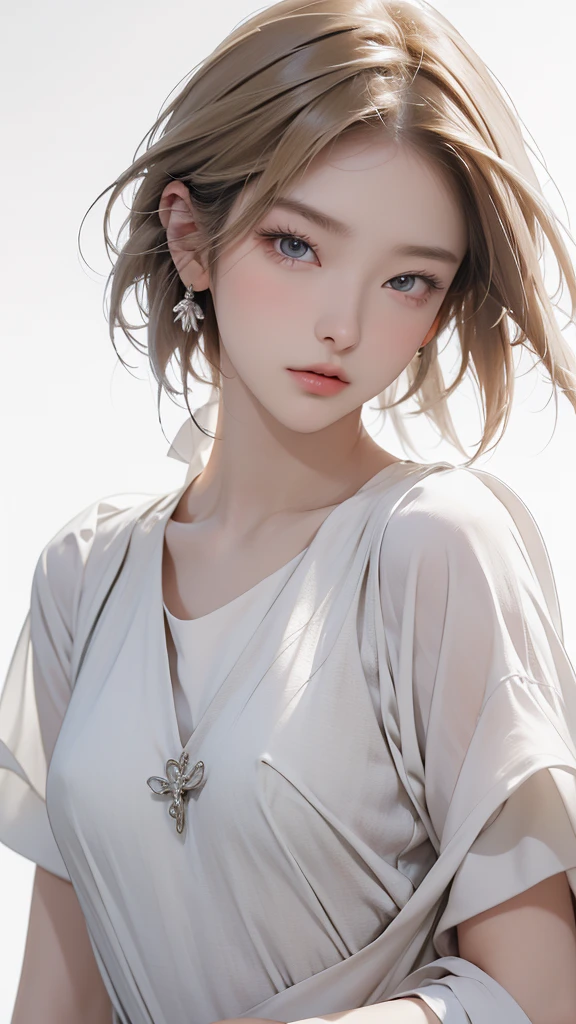 (8k wallpaper:1.2),(Ultra-high resolution:1.2),(masterpiece:1.1),wallpaper,High quality,masterpiece,(High detail),
upper body,solo,looking at viewer,
1girl,Fashion photo,Pure white background,Cinematographic lighting,film grain,ray tracing, <lora:add_brightness:0.2>, <lora:zyd232_ChineseGirl_v4_2:0.3>, <lora:Uruv1:0.7>