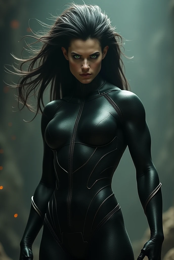 RAW photo, catwoman, posing, athletic, character design, rpg, gloomy atmosphere, mist, global illumination, subsurface scattering, shoulder level shot photo, intricate complexity, tenebroso, detailed acrylic, photorealistic, high detail, dramatic, (extremely detailed skin, 8k wallpaper), very coherent, sharp focus, by bastien l. deharme, gaston bussiere, beksinski, Fujifilm XT3 <hypernet:LuisapProPortrait_v1:0.65> <hypernet:LuisapPhotoclarity_v1:0.25>
