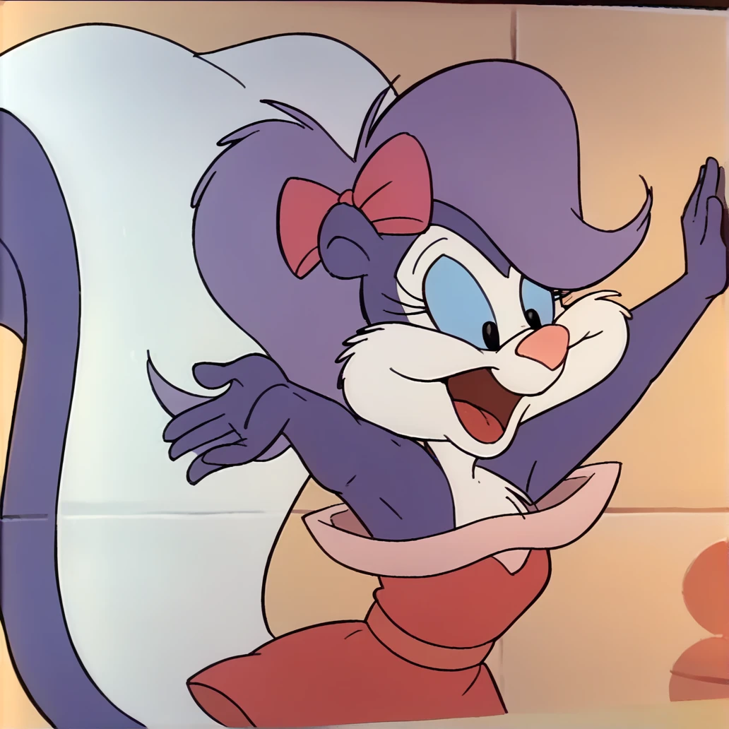     Tiny toons  Fifi la fume big size cilicone tits 