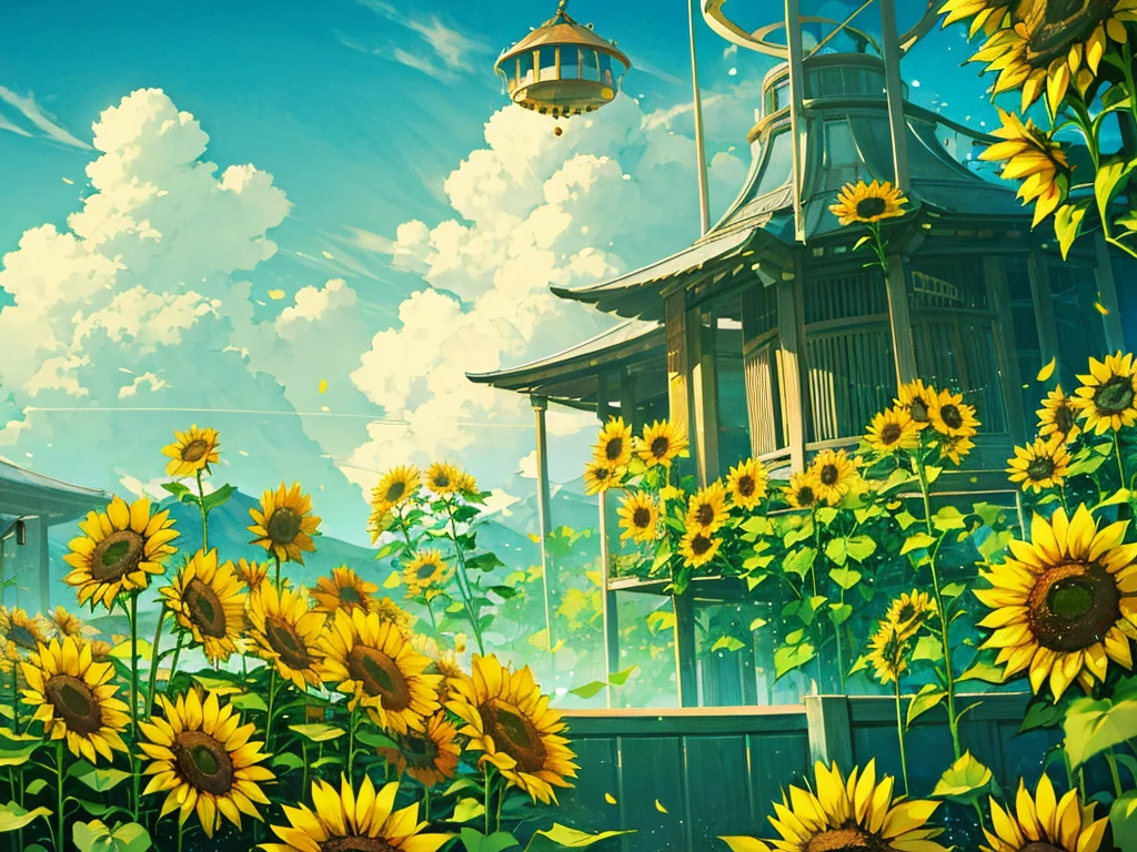 Delicate, sommer,summer, beautiful,cloud,tears,Sadly ,painful, scattered in an instant,green,summer休み, sunflower ,Boku no Natsuyasumi,wind chimes,tatami,Japan