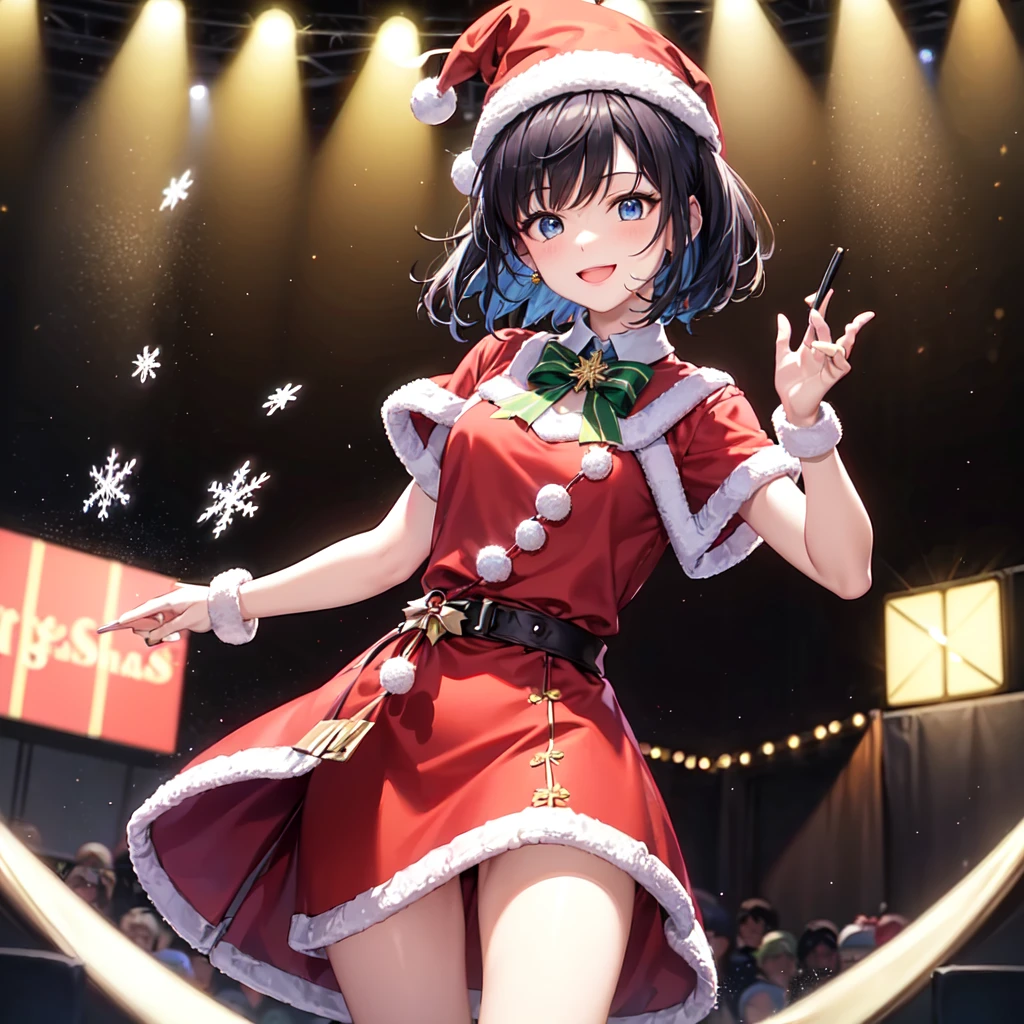 il y a une femme en robe rose debout dans un champ, lunar themed outfit, saisons!! : 🌸 ☀ 🍂 ❄, pose de lancement de sorts, [ Feux d&#39;artifice dans le ciel ]!!, le fond est paradisiaque, bubbly magical girl, style voie d&#39;azur, in a candy forest! la nuit, , une pose, Rin Tohsaka