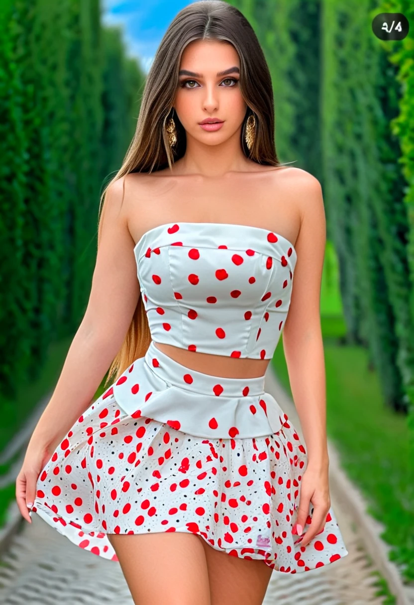 ((Full body)), (Very hot body), melhor qualidade, obra de arte, high resolution, 1 garota, vestido de porcelana, hair accessories, colar, joia, 8K UHD, dslr, Luz suave, alta qualidade, luz de volume, tiro furtivo, foto, high resolution, 4k, 8K, desfoque de fundo, (face with High quality:1.2),