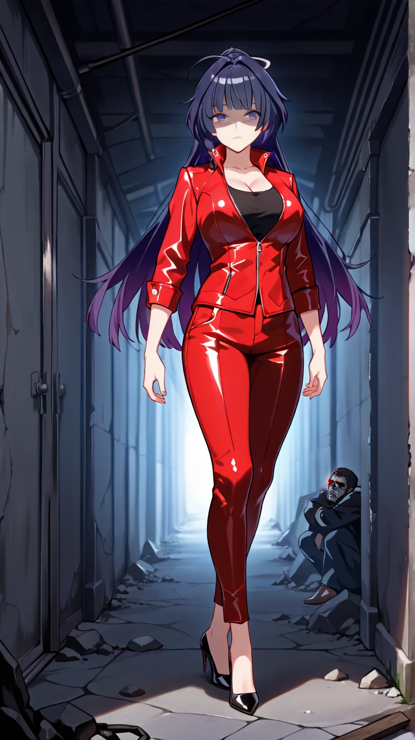 score_9, score_8_up, score_7_up, source_anime,
Raiden Mei,
1girl,
Raiden Mei, (masterpiece, best quality), 1girl, T-X, terminator, sexy, HD, silver necklake, black heels, perfect body, sexy pose, red leather jacket, red leather pants, erotic yandere