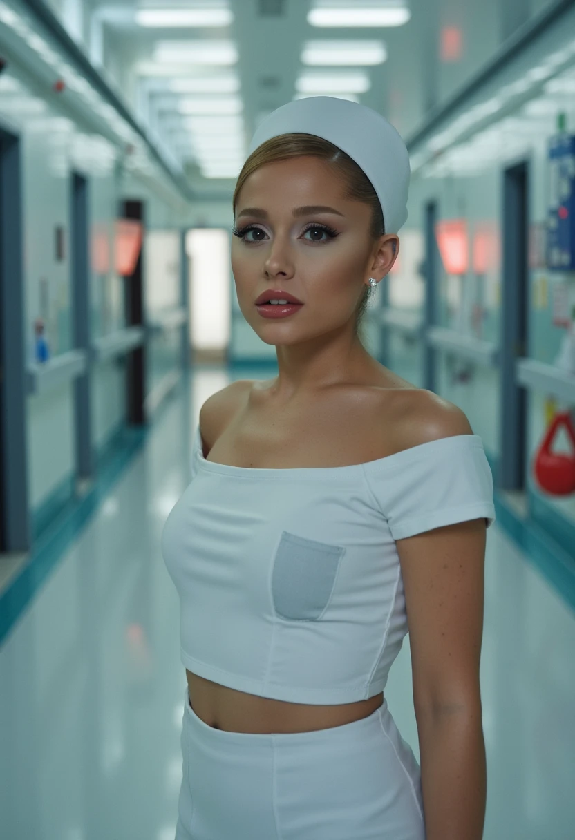 Ariana Grande as a sexy nurse, Hospital