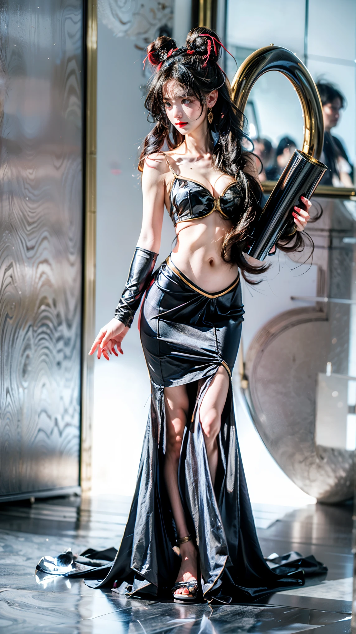 ,((Wearing a torn sheer costume of a superheroine)),(, No bra)), Wet crotch, Wet thighs, Beautiful girl with accentuated slender abs: 1.4, (((nipple tips protruding, areola is protruding, The shape of the pubic region is clearly visible)), sixpack abs: 1.4, Bust Botox, Photo, Sharpness, Unique 850 4, Koda850 k portrait camera, F1.6 shots, Ultra-realistic textures, Spectacular light textures, Cinestil 800 Fashion Mechanics, (futuristic sci-fi battle fashion: 1.1), (tied perfectly by chain), Restraint, Slaves, collars, ((wide prison with sunlight)), Dark fantasy, Realistic material details, extreme hight detail, Ultra-realistic materials ((Torn costume))), Wet, Cloudy, (Chained)), ((big emphasized by chains)), ((chains digging into crotch)), ( (Collar)), (, No bra), shredded costumes, broken golden shields and battle spears,, White combat gloves, Combat shoulder armor, Blood splattered on the face, Blood splattered, Realistic, (Bruises, Dirty, ripped clothing, skimpy clothing, Blood: 1.3), Torn Cape, Torn pantyhose, Long legs, ((iron pipe in the crotch)), Metallic shackles and fetters, ((chains hung from heaven)), Wet crotch is clearly visible, Swarovski's sword and the ??????? beneath his feet, (futuristic sci-fi battle fashion, Torn mesh stockings),