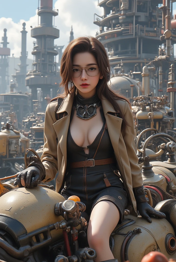 (1Woman), (((Diane Lane))) ((36 years old)), (Policewoman), (police uniform), Serious, Rosy cheeks, City streets, Daytime, hands on hips, handcuff on waist, Deep down Huge Cleavage, G Cup, pout, looking down at viewer, disheveled hair, magic hands, {{{High Quality}}}, {{{Ultra-detailed}}}, {{{Sharp focus}}}, {{{masterpiece}}}, octane render, hdr, (hyperdetailed:1.15), 8k wallpaper, {an extremely delicate and beautiful}