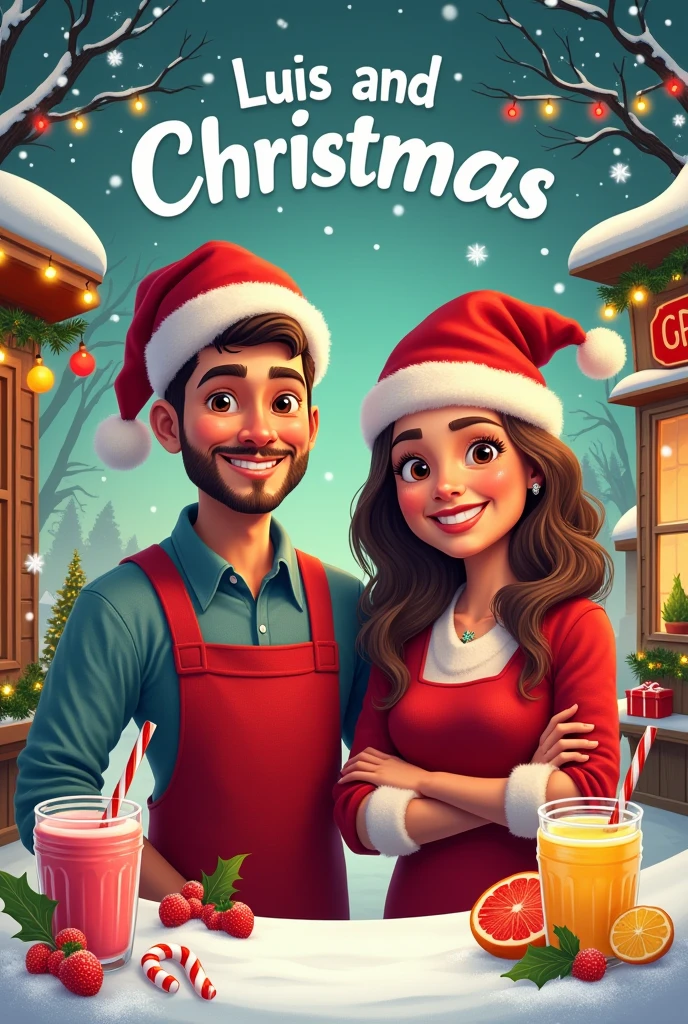 Neste animado desenho, an adorable Santa Claus couple, em uma vibe festiva e alegre, holds wine glasses, toasting to the holiday season. With artistic direction by Patrick Brown, This is the official portrait of the good old man, irradiando alegria natalina. A obra, also thanking the artistic contribution of Nicholas Marsicano, Rossdraw, Jazza e outros, is a charming and expressive caricature-style avatar. A imagem, direcionada por Chinwe Chukwuogo-Roy, transmite calor e espumantes destilados, capturing the magic of the holidays in a unique way. A lively portrait that celebrates the Christmas spirit with a touch of gratitude.