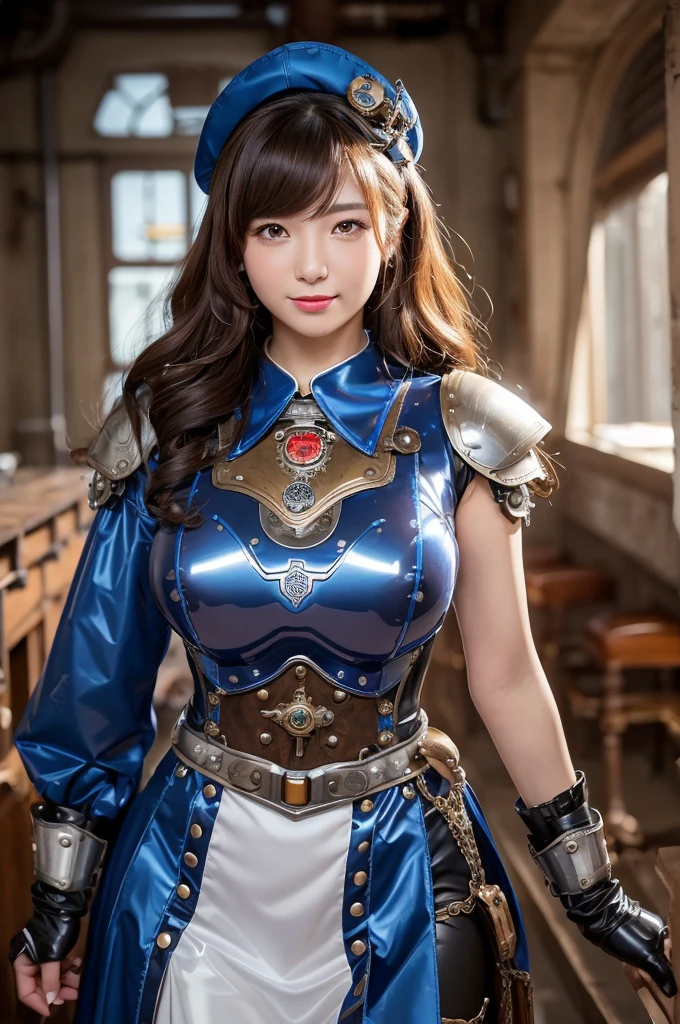 Professional , ​masterpiece、top-quality、photos realistic , 、top-quality、超A high resolution、(Photorealsitic:1.4)、Raw photo、depth of fields （Gemstone Gold Metal Body:1.9),(Matte White、Toostock、cleavage of the breast、（cleavage of the breast）、（Detailed Dragon Armor）、（Have the strongest weapon）、（(Random Hairstyles 1.6),Dark Fantasy,）explosions、intense fighting、（Precipitous cliffs),Dragon Gold Weapon,Mystical expression、Particles of light、Fight dragons、（Detailed Dragon Helmet),Gorgeous Silver Weapons ,（（ Dragon's dense and gorgeous sword）） , Beautiful knife   ,warhammer 40k ,Detail and gorgeous crown、（（Blue hair））、（Castle background）、、（（Gangle's forest background））、Beautiful Caucasian beauty、１a person、dynamic ungle,((()))、Smaller head、A smile、Castle background、Thin and beautiful female hands、cleavage of the breast、Soldier in iron armor on background、Mystical expression、Light Effects、intense fighting、Wind-effect、magic circles、With the legendary magic wand、（demonic wings）、Toostock、