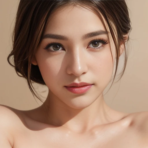looking at camera, front view, long hair, (detailed face), at bedroom, (siting pose), tempting pose, showing breasts pose, sexy pose, potrait body, (nude), (naked), mouth closed, 1 girl, 20yo,Young female,Beautiful Finger,Beautiful long legs,Beautiful body, Beautiful Nose,Beautiful character design, perfect eyes, perfect face,expressive eyes,perfect balance, (looking at viewer), official art,extremely detailed CG unity 8k wallpaper, perfect lighting,Colorful, Bright_Front_face_Lighting,White skin, (masterpiece:1.0),(best_quality:1.0), ultra high res,4K,ultra-detailed, photography, 8K, HDR, highres, absurdres:1.2, Kodak portra 400, film grain, bokeh:1.2, lens flare, (vibrant_color:1.2),professional photograph, (Beautiful,huge_Breasts:1.4), (beautiful_face:1.5),(narrow_waist)