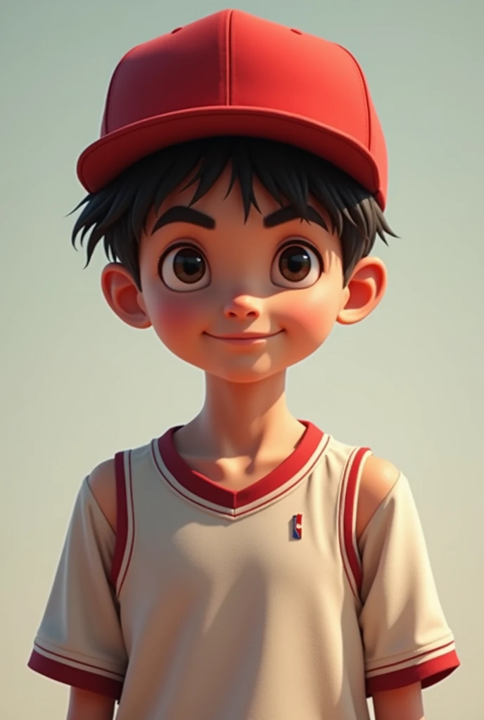 there is a young boy in a yellow jacket and a white hat, makoto shinkai. octane render, ross tran style, ross tran 8 k, makoto shinkai. digital render, in the style of ross tran, octane render. by makoto shinkai, akihiko yoshida. unreal engine, akehiko inoue and ross tran
