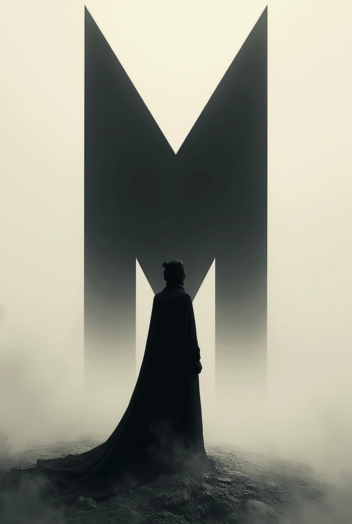 M Using Face Only the letter M shapes as mask without any faces - SeaArt AI