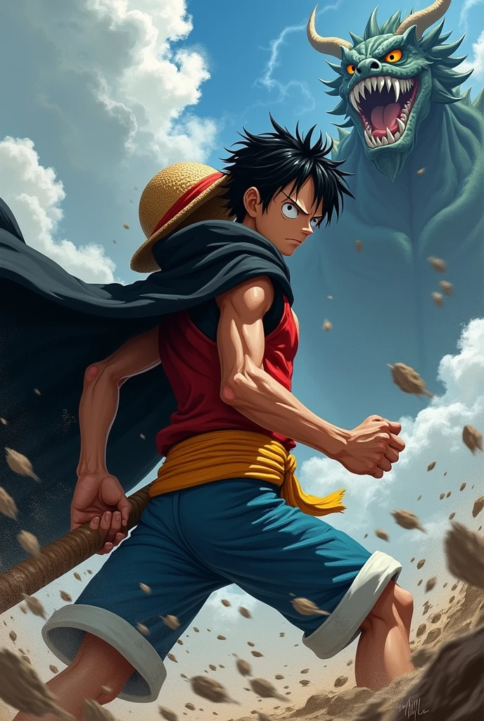 luffy's son killing akainu