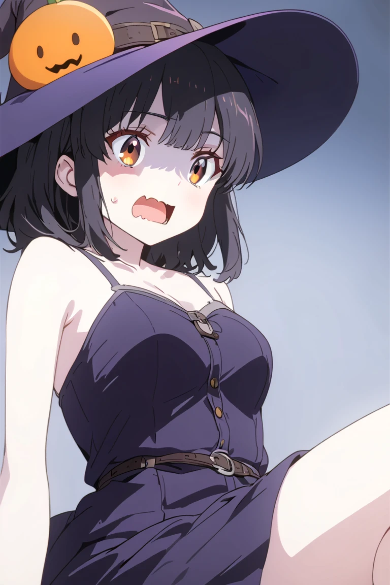 There was one girl with shiny skin, sexyposture,best qualtiy,tmasterpiece,(Photorealsitic:1.4),breast enhancement,reality,offcial art,The 8k quality,Super Detail,Fine detail skin,Movie angle,Cinematic textures,Movie Lighting,masutepiece,The highest image quality,1 girl,Vermilion lips,hair messy,pantyshot,Big Mimi,crisp breasts,1girll,((cleavage)), ((blushing)), brown hair, ((((nude)))), (((blush))), (((masturbation))) , from below, (((spreading legs))), pussy, nipples, sitting, bedroom, ((mist)), sweat, (((heart shaped pupils))), short hair, ((witch hat)), ((((flat cheast)))), toes, annoyed, red eyes