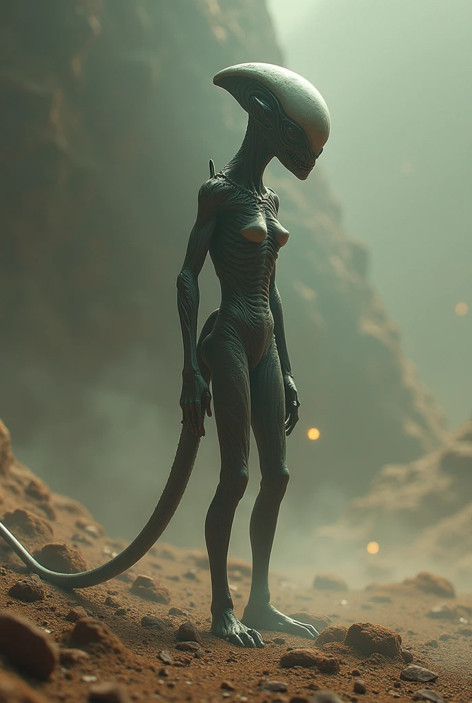  Nude alien girl sexy full body , lizard snake skin,3 fingers ,2 vagina 's, ALIEN!!! Ginger dark skin, oiled body, blessing body, round shaped small breasts, 8k ultra quality, Starfall, alien attack Alien on mars