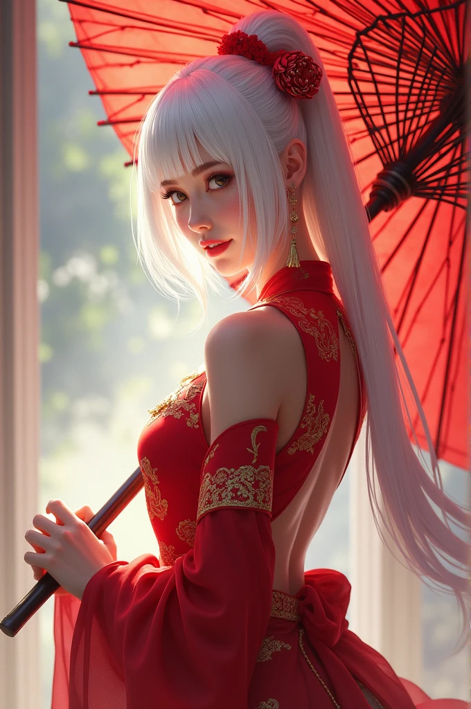 1girl, [ (dark art designed by Fletcher Sibthorp:0.7) and (Jeff Danziger:1.1) and (Mike Campau:0.8) :15], surrealism art, charming Cycles render, exquisite, landscape of a Sexy Warrior ([Charleston:Himeji Castle:2]:1.3) in the distance there is The Crystal Palace of King Oberon, South African blossoms with Locust, Thunderstorm, Contemporary, Shameful, Icepunk, Moonlight, Depth of field 100mm, Primary Colors, poster art, Alabaster details, pixiv, artstation, elegant