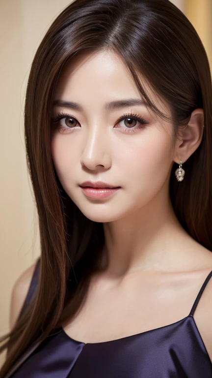 (masterpiece:1.3), high resolution, ultra detailed, extremely detailed CG unity 8k wallpaper, realistic, photo-realistic, RAW photo, beautiful detailed face, pale skin, realistic glistening skin, detailed cloth texture, detailed hair texture, Perfect body, Beautiful Face, accurate, Anatomically correct, Highly detailed face and skin texture, natural neck length, (beautiful hands), (fair skin:1.1), (well-aligned teeth:1.1), (Sweaty skin:1.2), 
BREAK, 
Detailed eyes, symmetric eyes, Light Brown eyes, Double eyelids, Thin eyebrows, (Glossy lips:1.4), ((A face with waiting for a kiss:1.2)), (blush:1.1), (A sparkling small hair accessory:1.1), (beautiful smile:1.1), (having microphone:1.3),
BREAK, 
(A classy and 32-years-old actress:1.3), (nude, nsfw, very erotic nipple:1.4), 
BREAK, 
large breasts, slender figure, firm abs, 
((half updo, black hair, bangs:1.2)),  (cowboy shot:1.2), (looking at viewer), full body shot, (From front:1.5), 
BREAK, 
 (standing on red carpet:1.3), 