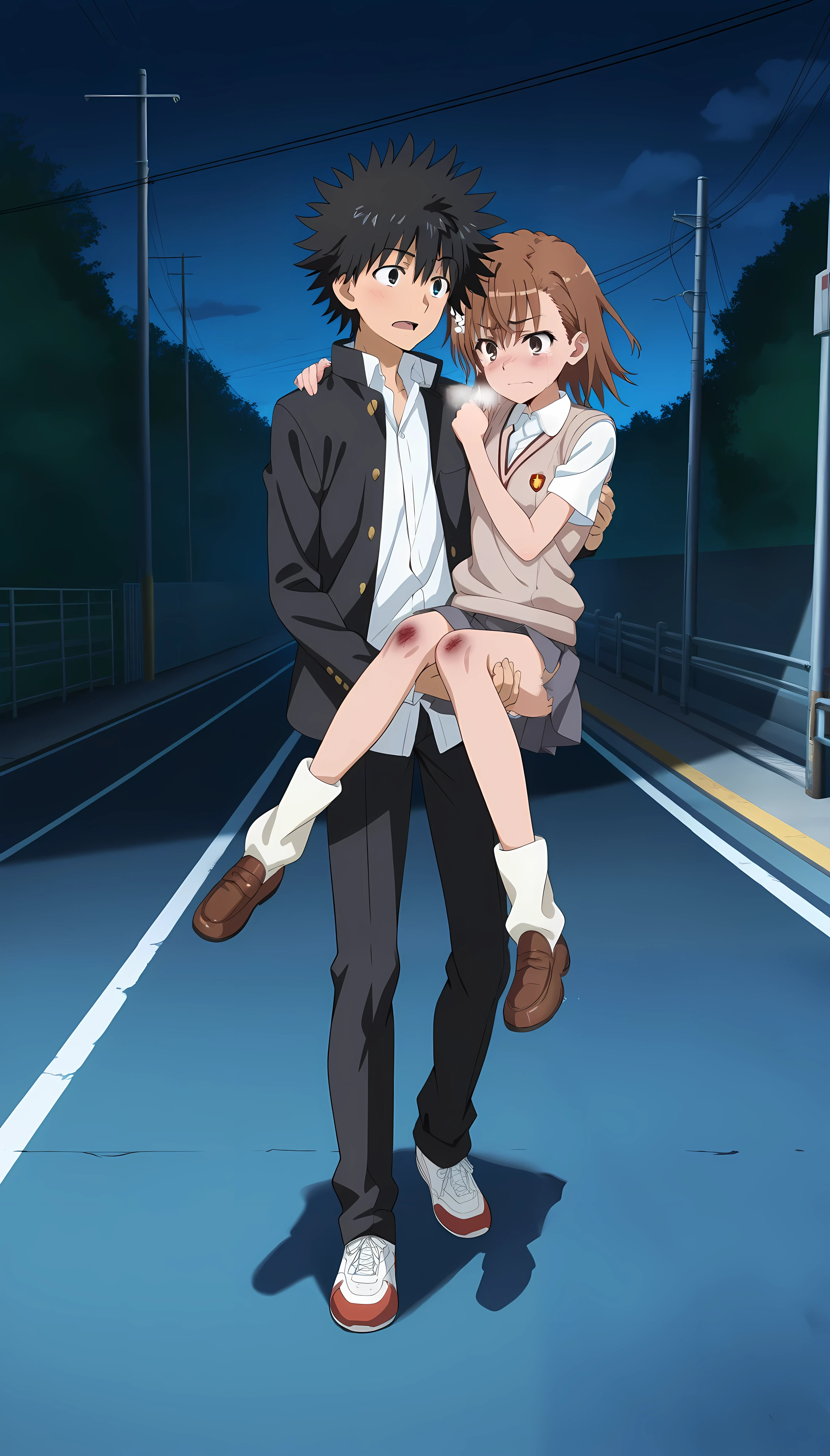 (1man:1.8),group,1girl, (crawl on all fours:1.3),short ponytails,beautiful girl,17 years old,,highschool student,akb48,nogizaka46,small breasts,skinny, brown hair,standing,(The woman is completely naked:1.7),fullnude,pussy,cry,tears,(collar:1.2),(restrained:1.2),(shackles:1.4),bdsm,public indecency,road in residential area,road,,Buildings outside,collar, (leash:1.4),(fullbody:1.3),A man takes a naked woman for a walk,The man holds a leash in his hand that connects to the woman's collar,man is 30 years old,
man is dog trainer,A man is training a woman,from side,