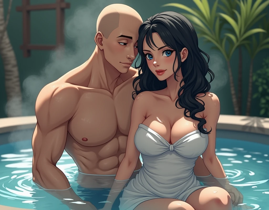 roman orgy, background is a roman bath, fountains, water, wet, erotic scene, carassing, fondling, sucking breast, grabbing ass, grabbing breast, dynamic poses, crowded scene with adult man and woman, cleavage, wet clothes, cleavage, nsfw