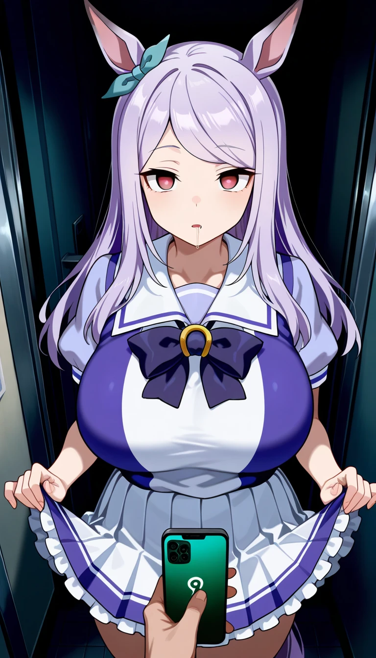 trip, 1 girl, Jacket, uniform, blazer, shirt, red_tie, pink_skirt, (masterpiece, highest quality), High resolution, break ((1 girl)), alone, red noodles, Sweat, ((Make a frown)), (One eye closed), Wink, ((Big Breasts)), Surreal, Very detailed, Detailed face, Very detailedなテクスチャ, (Shiny Hair:1.05), (Shiny skin:0.97), (Big eyes:0.95), Thick thighs, Wide Hips, Thigh-high socks, trip_udongein_Inaba, Bunny ears, (((seiza))), Light purple hair, red eyes, Long Hair, (black blazer), pink pleated skirt, Crescent Badge, ((shibari)), (The rope is wrapped around the body multiple times.), wound with rope, ((bondage)), ((rope bondage)), ((((hands tied behind)))), ((((Put your arms behind your back)))), sit on tatami, Thighs together, Sit on your knees, (((seiza))),