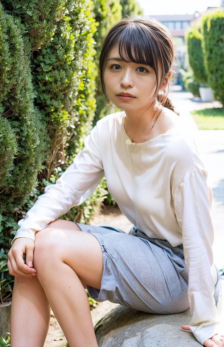 地面にうんこ座りしてPussyを見せる、しゃがんで座りPussyを見せる、かかとを地面につけて座りPussyを見せる、Hold your knees with both hands、Shins pointing forward、Body facing forward、かかとを地面につけて座りPussyを見せる、開脚してPussyを見せる、Open legsしてPussyを見せる、No underwear、No bra、8K Photo、Live Shooting、Best image quality、masterpiece:1.2、Genuine、photoGenuineistic、High Contrast、Photon Mapping、Genuineism、Very detailed、Professional Lighting、Low Angle:1.2)、(1 girl)、(alone:1.5)、(Height is 165cm), (18 year old high school girl), (Japanese High School Uniform)、(Summer blouses:1.2)、(Completely naked:1.2、Full nudity、The pussy is clearly visible)、(Completely naked:1.2)、(Crouch down and look ahead)、(Open legs:1.2、股を開いてPussyをはっきり見せる), (Pussy:1.5)、(Camel Toe)、(White sneakers:1.2)、 (Perfect balance:1.2),, (女性のPussyの詳細な形状がはっきりと見える:1.4), (Shaved:1.4), (Textured skin)、Beautiful small breasts、Beautiful cherry-colored areola、Erect nipples、Narrow waist、Small butt、Shaved、Pussyがしっかり見える、Lift your clothes to reveal your breasts、Not wearing pants!、Pussyを見せ付けている、No underwear