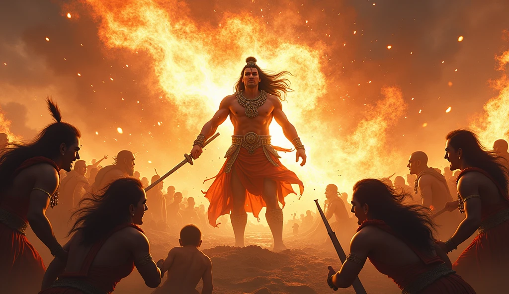 the Mahabharata, "Asthama" refers to Ashwatthama, the son of Dronacharya, who was one of the key warriors in the Kurukshetra war. After the war, Ashwatthama, filled with rage over the death of his father, unleashed the Narayanastra and later, in a desperate act, used the Brahmastra, a powerful weapon. He aimed it at the Pandavas, but Krishna intervened, protecting them. Ashwatthama's Brahmastra was redirected to Uttara's womb, killing her unborn child. For this act, Ashwatthama was cursed by Krishna to roam the earth for eternity, suffering from wounds that would never heal.