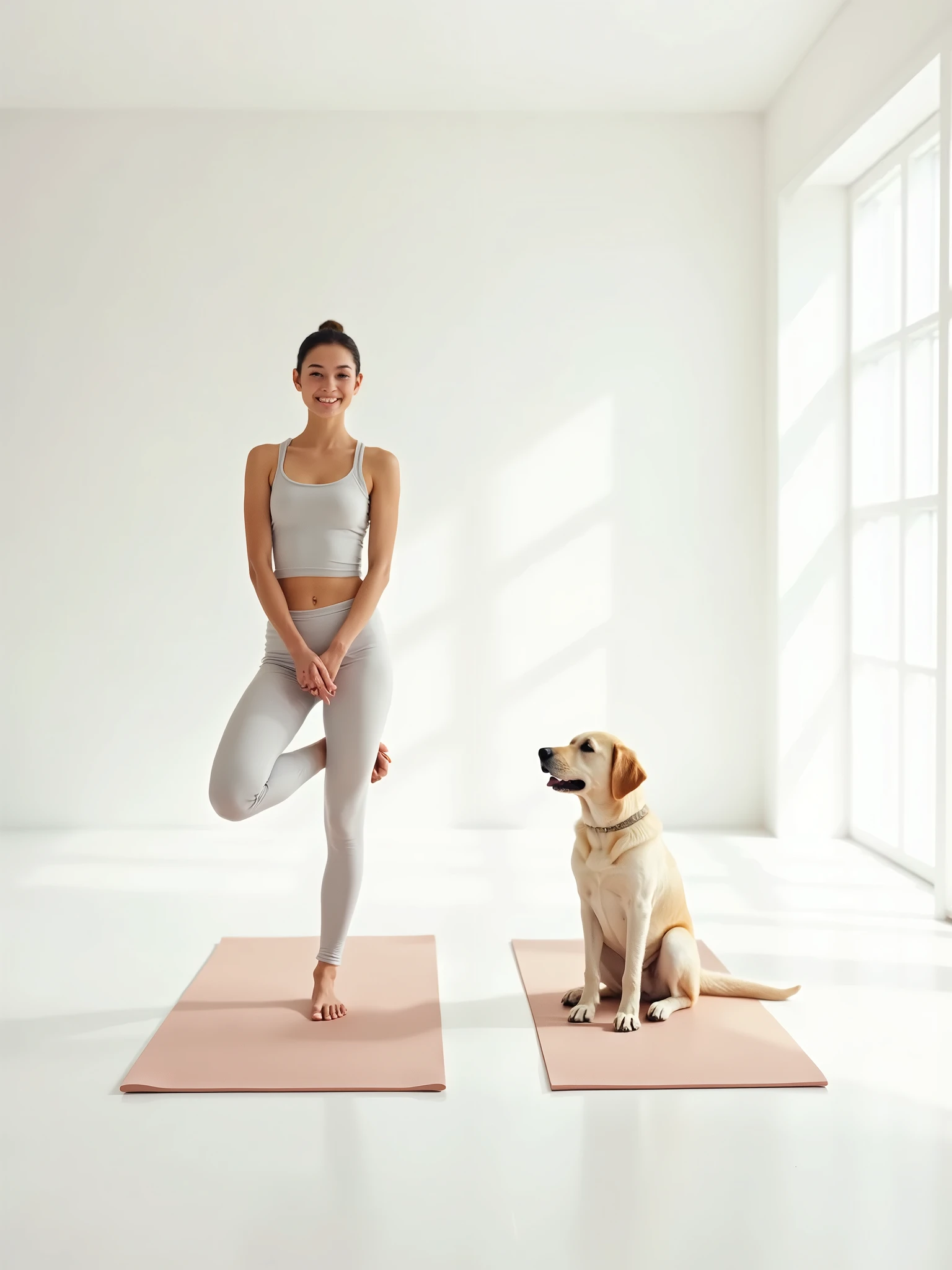 Yoga brick background