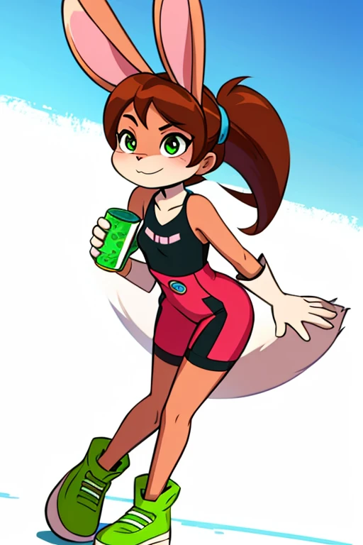 Female furry teenager sara rabbit ben 10 reboot style 