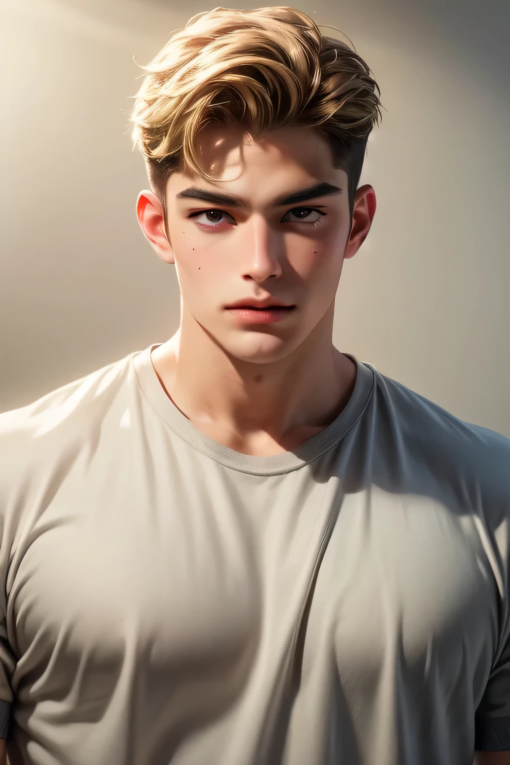 17 years old Johnny Orlando,very slender boy, very handsome face,nude,no cloth, realistic face, realistic expression, nude, realistic ancient greek background, good image quality, very good image results, 4k, ultra detailed, realistic, realistic black eyes,全身、足が長い、腋毛
