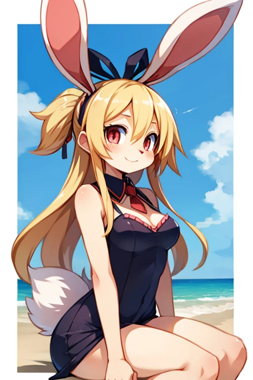 Female furry teenager sara rabbit disgaea style 