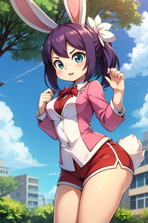 Female furry teenager sara rabbit yokai watch 4 style 