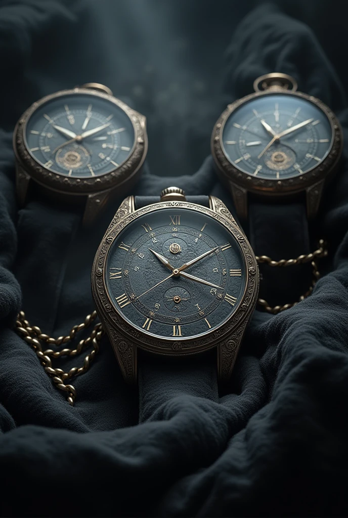 Wizard Watch Design A watch company named timeless wizards theme black and white - SeaArt AI