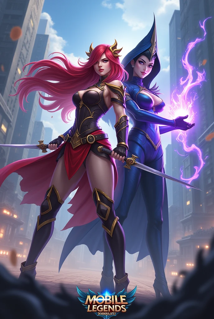 Carmella and Cecilon in Mobile Legend