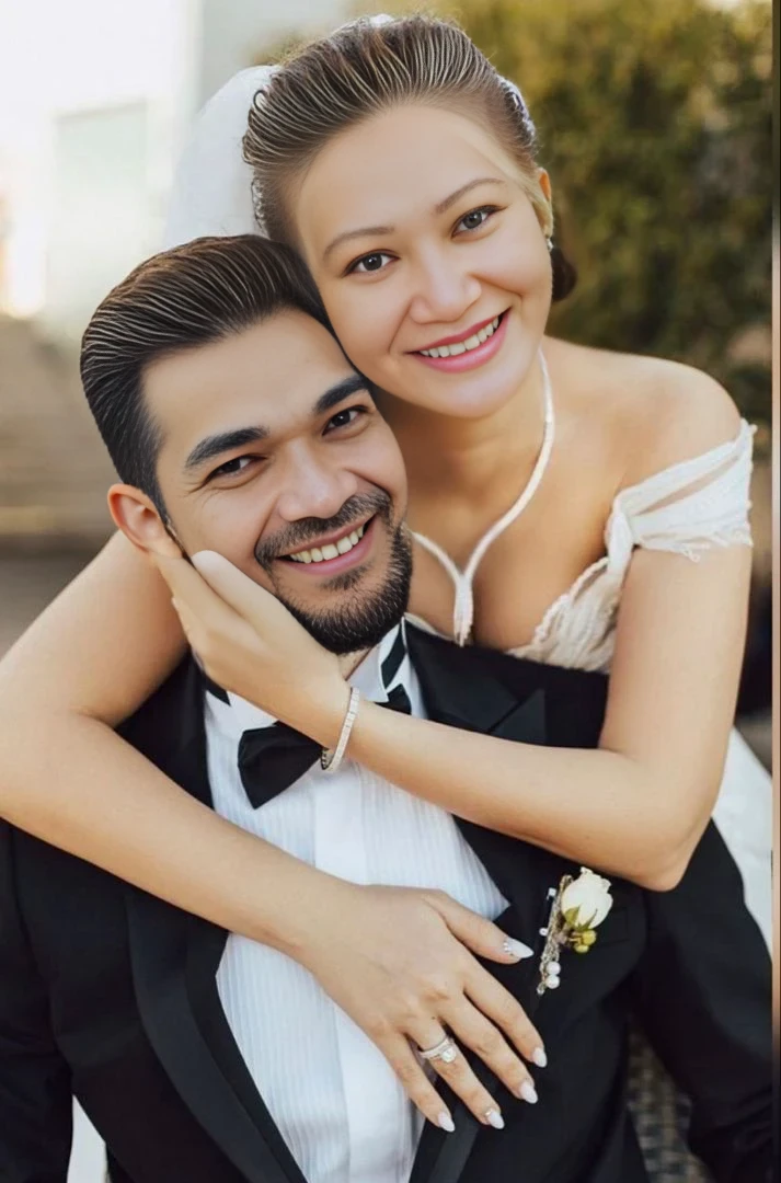 They are posing for a photo in front of a flower display, 🤬 🤮 💕 🎀, Lovely couple, beijando juntos fofos, Fotografia selfie 8k, 4 k post, Postagem 4k, imagem do avatar, 😭🤮 💔, imagem de perfil, par, foto do casamento, imagem de qualidade muito baixa, Casal feliz, celebrar um casamento ilegal, pano de fundo